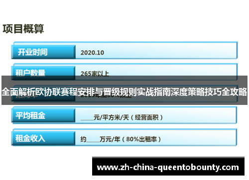 全面解析欧协联赛程安排与晋级规则实战指南深度策略技巧全攻略